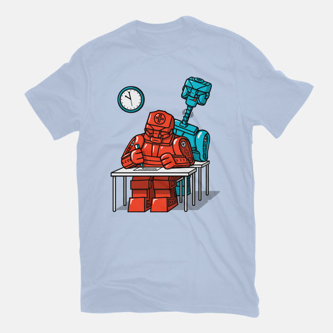 Robot Exam-Mens-Heavyweight-Tee-Raffiti