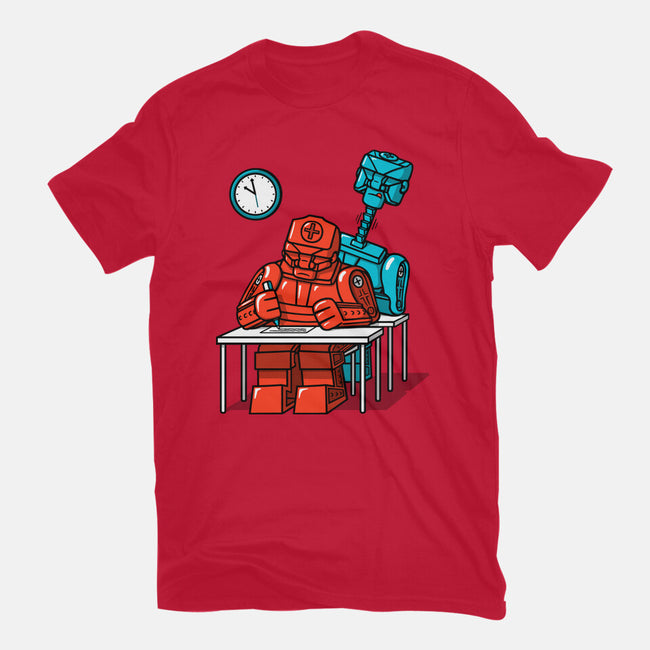 Robot Exam-Youth-Basic-Tee-Raffiti