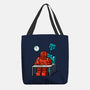 Robot Exam-None-Basic Tote-Bag-Raffiti