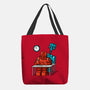 Robot Exam-None-Basic Tote-Bag-Raffiti