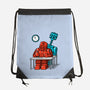 Robot Exam-None-Drawstring-Bag-Raffiti