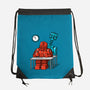 Robot Exam-None-Drawstring-Bag-Raffiti