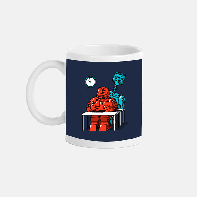 Robot Exam-None-Mug-Drinkware-Raffiti