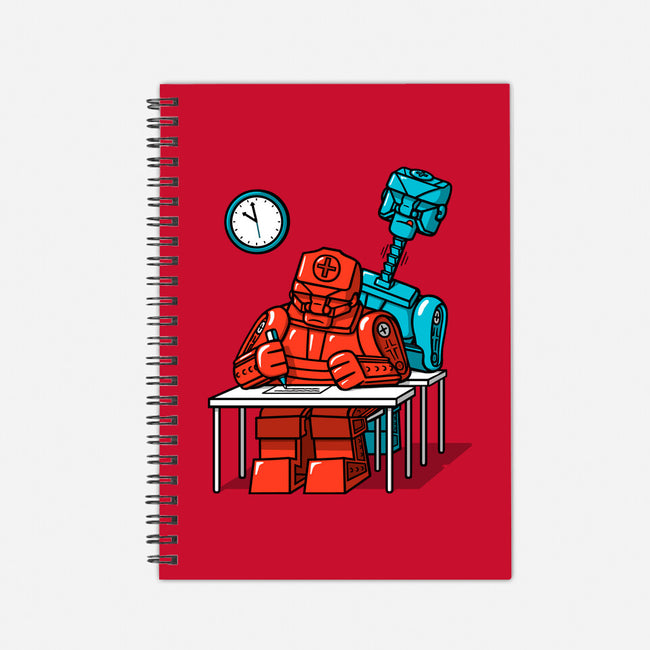 Robot Exam-None-Dot Grid-Notebook-Raffiti