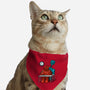 Robot Exam-Cat-Adjustable-Pet Collar-Raffiti