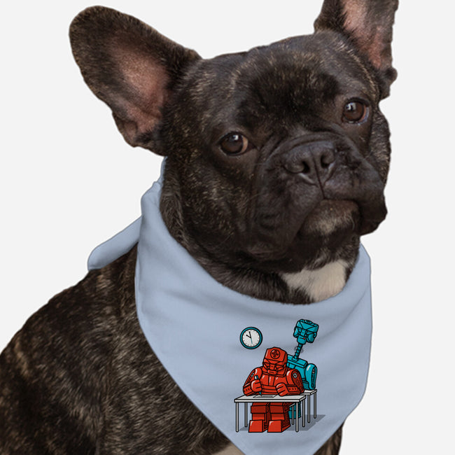 Robot Exam-Dog-Bandana-Pet Collar-Raffiti