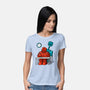 Robot Exam-Womens-Basic-Tee-Raffiti