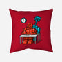 Robot Exam-None-Non-Removable Cover w Insert-Throw Pillow-Raffiti