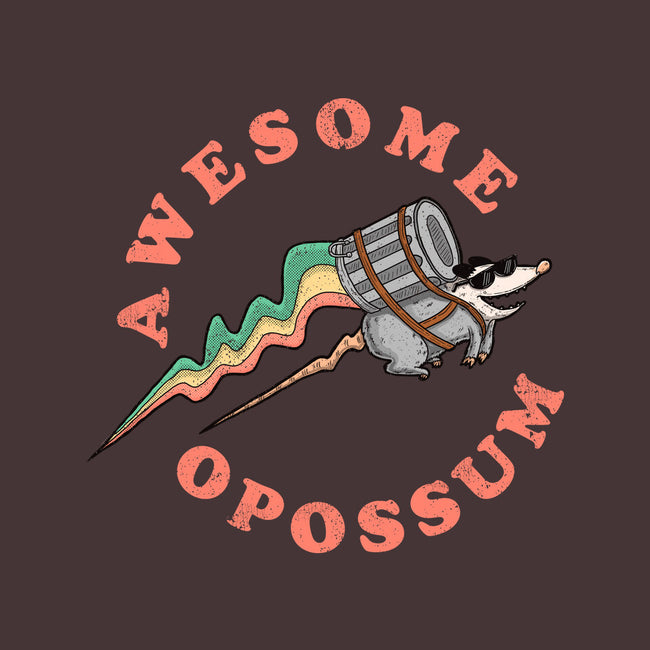 Awesome Opossum-Womens-Basic-Tee-sachpica