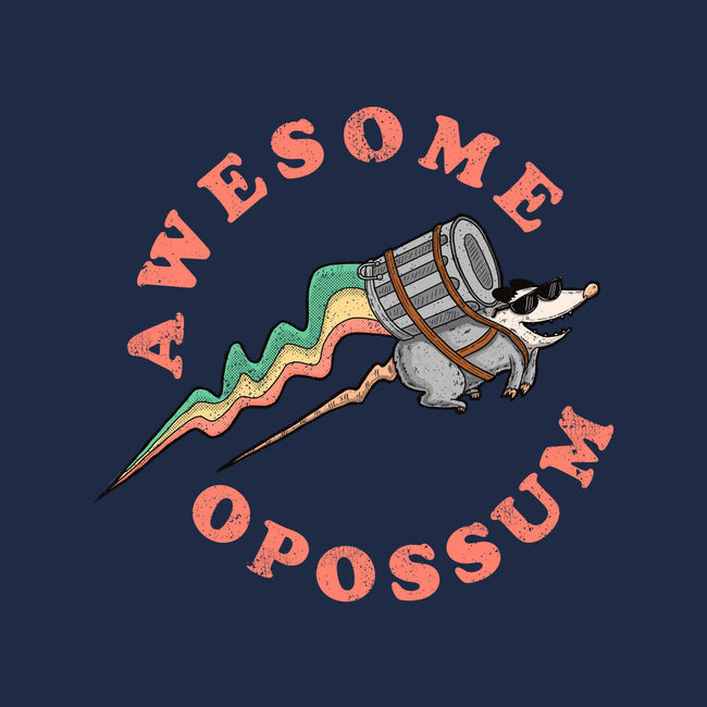 Awesome Opossum-Womens-V-Neck-Tee-sachpica