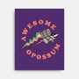 Awesome Opossum-None-Stretched-Canvas-sachpica