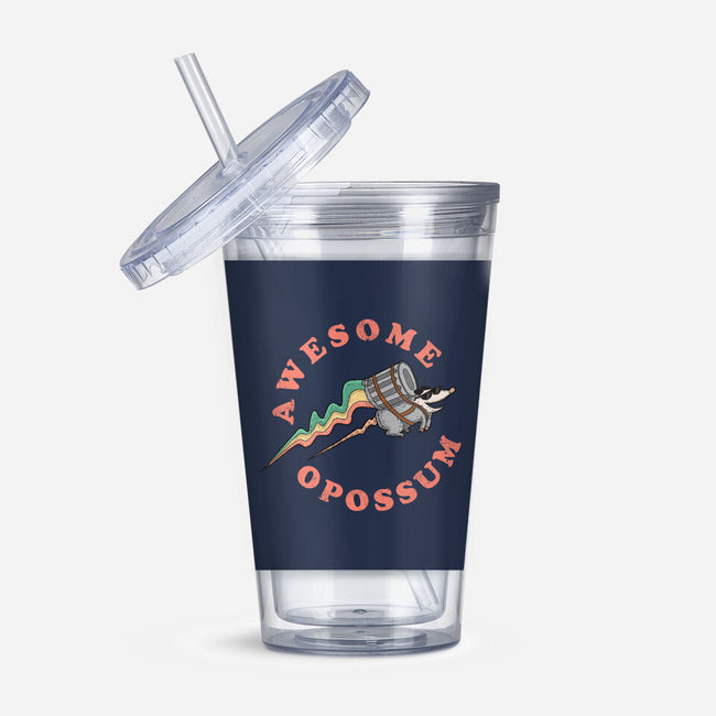 Awesome Opossum-None-Acrylic Tumbler-Drinkware-sachpica