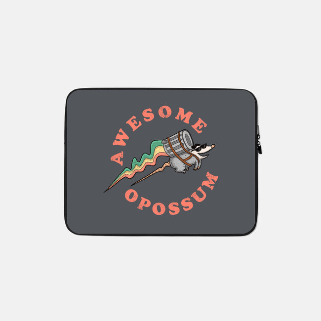 Awesome Opossum-None-Zippered-Laptop Sleeve-sachpica