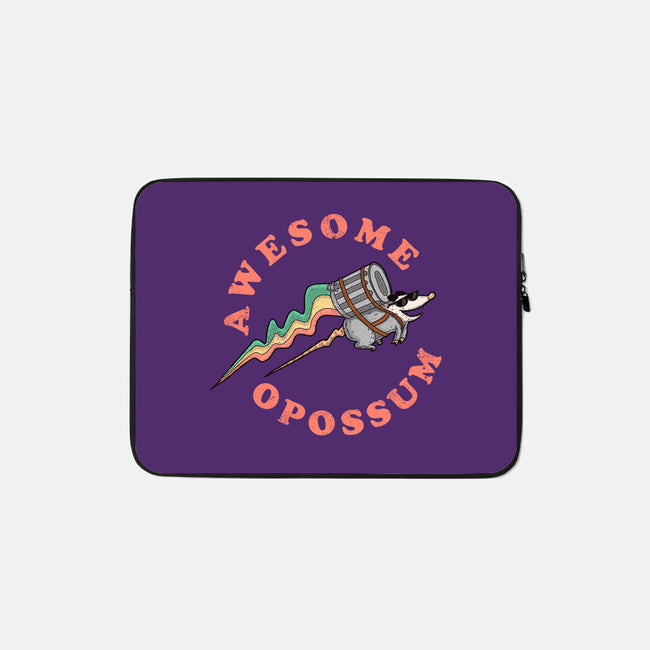 Awesome Opossum-None-Zippered-Laptop Sleeve-sachpica