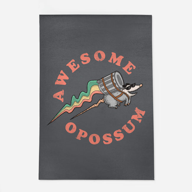 Awesome Opossum-None-Outdoor-Rug-sachpica