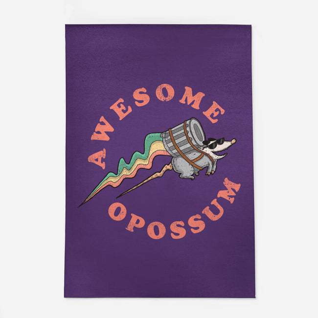 Awesome Opossum-None-Outdoor-Rug-sachpica