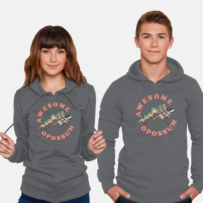 Awesome Opossum-Unisex-Pullover-Sweatshirt-sachpica