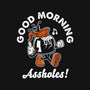 Good Morning Ahole-Womens-Fitted-Tee-Nemons