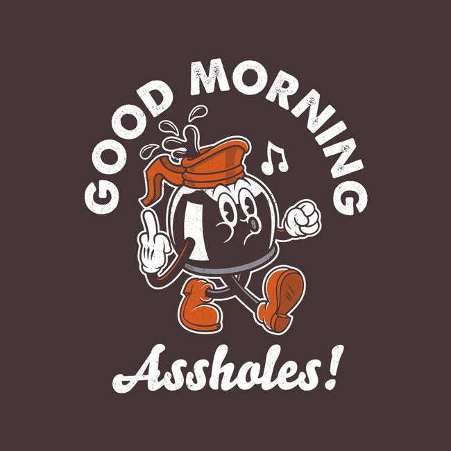 Good Morning Ahole-Unisex-Crew Neck-Sweatshirt-Nemons