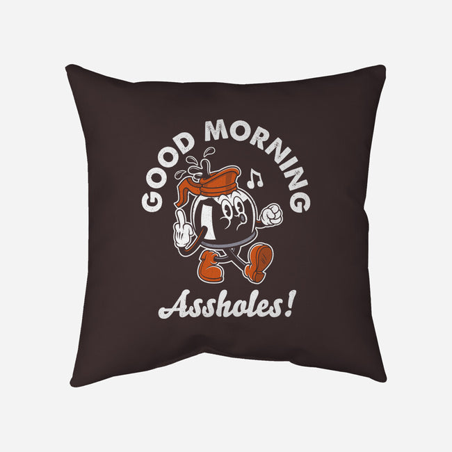 Good Morning Ahole-None-Removable Cover w Insert-Throw Pillow-Nemons