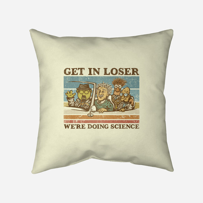 We're Doing Science-None-Removable Cover w Insert-Throw Pillow-kg07