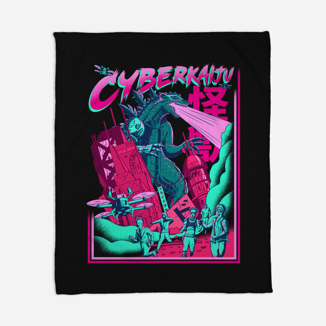 Cyber Kaiju-None-Fleece-Blanket-sachpica