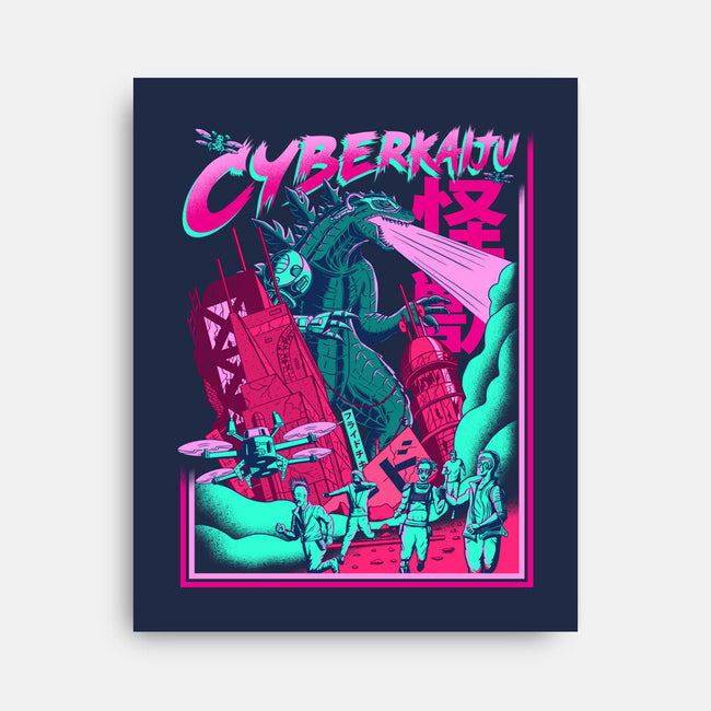 Cyber Kaiju-None-Stretched-Canvas-sachpica