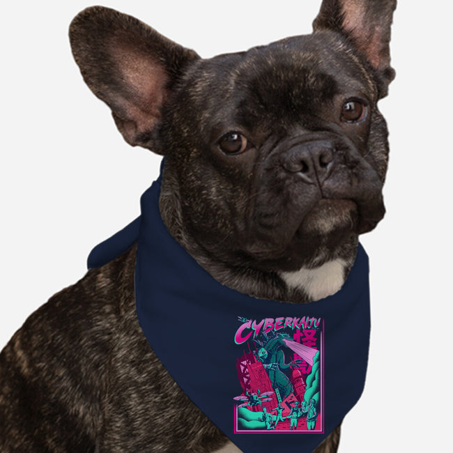 Cyber Kaiju-Dog-Bandana-Pet Collar-sachpica