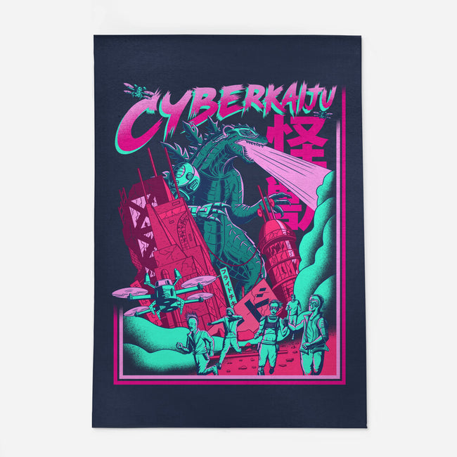 Cyber Kaiju-None-Outdoor-Rug-sachpica