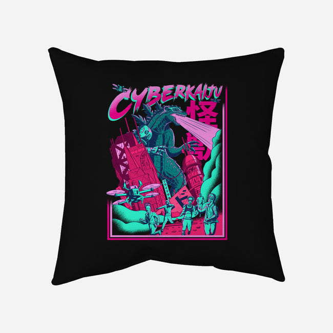 Cyber Kaiju-None-Non-Removable Cover w Insert-Throw Pillow-sachpica