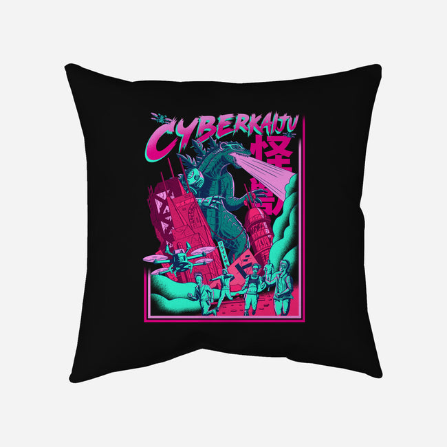 Cyber Kaiju-None-Removable Cover-Throw Pillow-sachpica