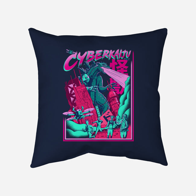 Cyber Kaiju-None-Removable Cover-Throw Pillow-sachpica