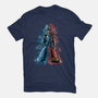 My Brother Robot-Womens-Fitted-Tee-nickzzarto