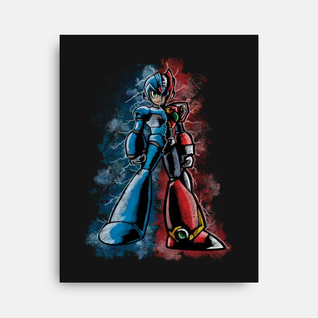 My Brother Robot-None-Stretched-Canvas-nickzzarto
