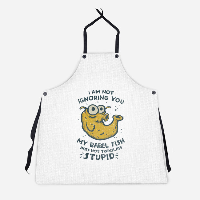 Babel Fish-Unisex-Kitchen-Apron-kg07