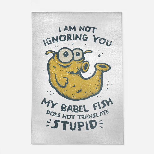 Babel Fish-None-Indoor-Rug-kg07