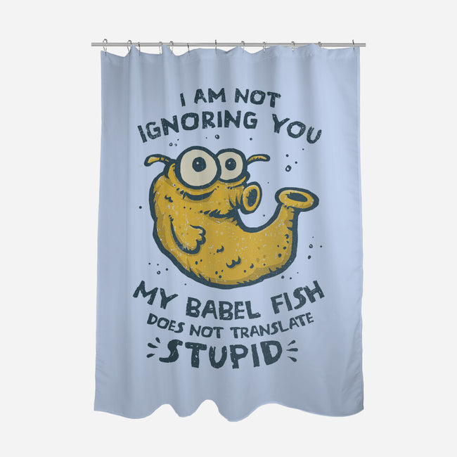 Babel Fish-None-Polyester-Shower Curtain-kg07
