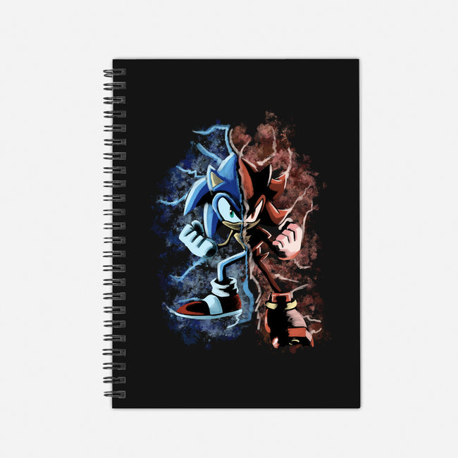 Two Faces Speed-None-Dot Grid-Notebook-nickzzarto