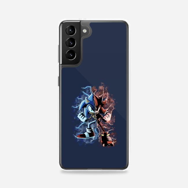 Two Faces Speed-Samsung-Snap-Phone Case-nickzzarto