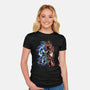 Two Faces Speed-Womens-Fitted-Tee-nickzzarto