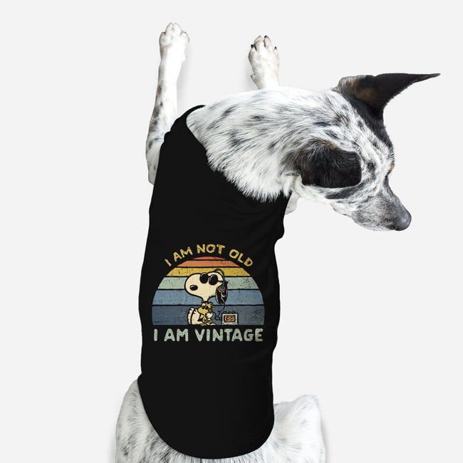 I Am Vintage-Dog-Basic-Pet Tank-kg07