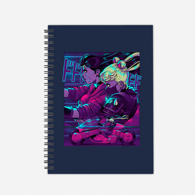 Neon Moon Eclipse-None-Dot Grid-Notebook-Bruno Mota