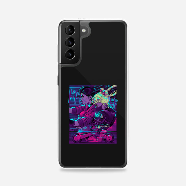 Neon Moon Eclipse-Samsung-Snap-Phone Case-Bruno Mota