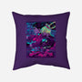 Neon Moon Eclipse-None-Removable Cover-Throw Pillow-Bruno Mota