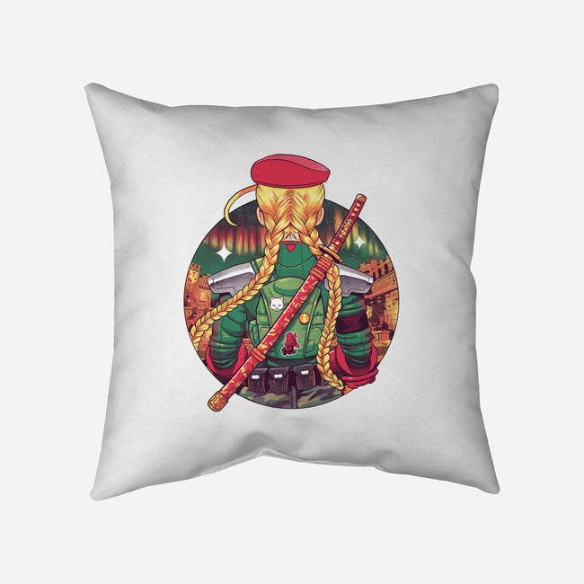 Autumn Fighter-None-Non-Removable Cover w Insert-Throw Pillow-Bruno Mota