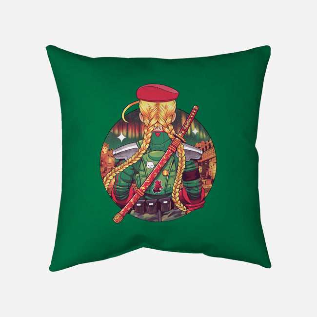 Autumn Fighter-None-Removable Cover-Throw Pillow-Bruno Mota