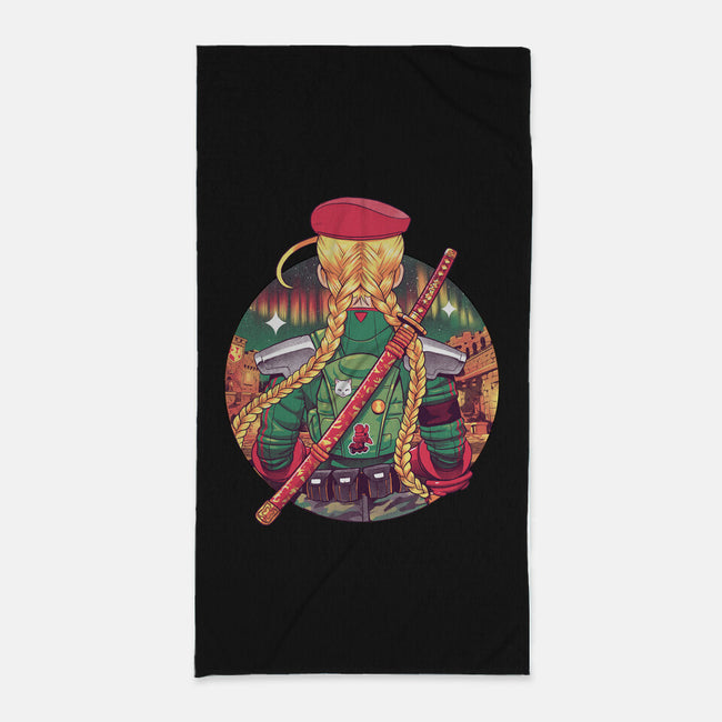 Autumn Fighter-None-Beach-Towel-Bruno Mota