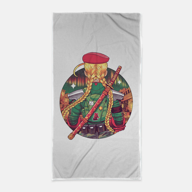 Autumn Fighter-None-Beach-Towel-Bruno Mota