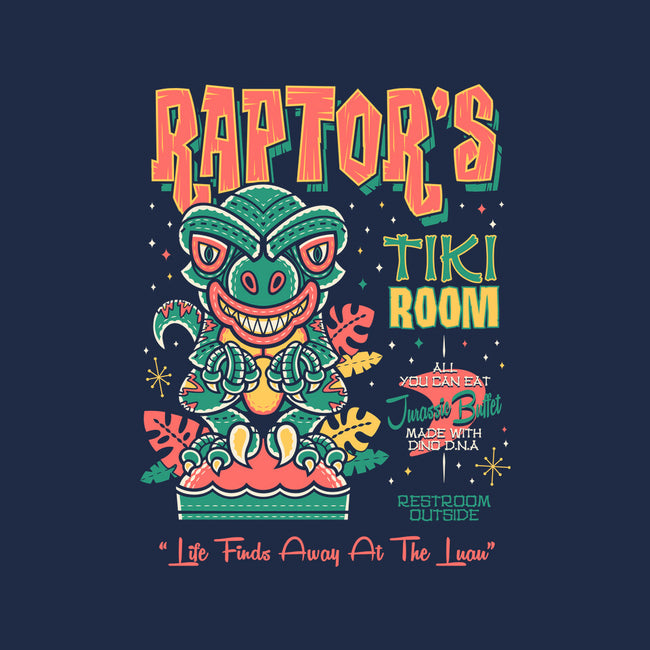 Raptor Tiki Room-Unisex-Crew Neck-Sweatshirt-Nemons