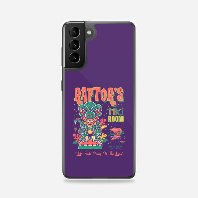 Raptor Tiki Room-Samsung-Snap-Phone Case-Nemons